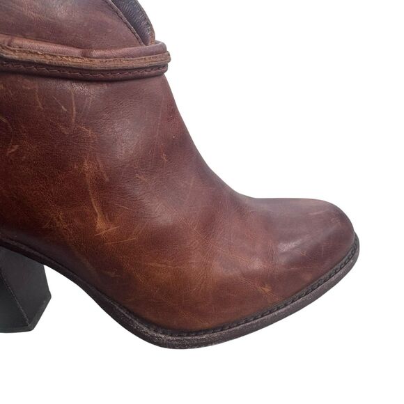 Frye Jenny Brown Ankle Boots - Picture 7 of 16